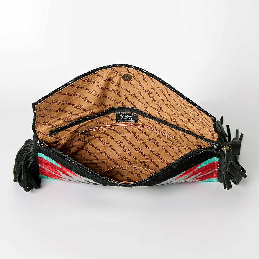 American Darling ADBG1128B Cross Body Hand Tooled Saddle Blanket Genuine Leather women bag western handbag purse