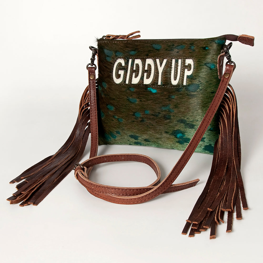 American Darling Small Crossbody Saddle Blanket Genuine Leather women bag western handbag purse