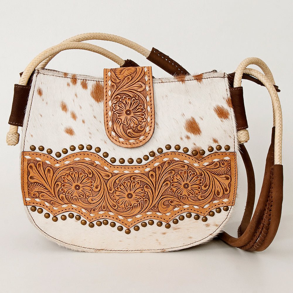 American Darling Messenger Hand Tooled Genuine Leather Women Bag Western Handbag Purse