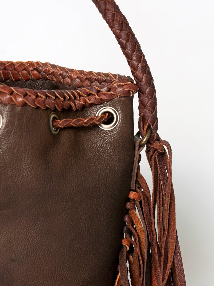 American Darling Bucket Genuine Leather Women Bag Western Handbag Purse