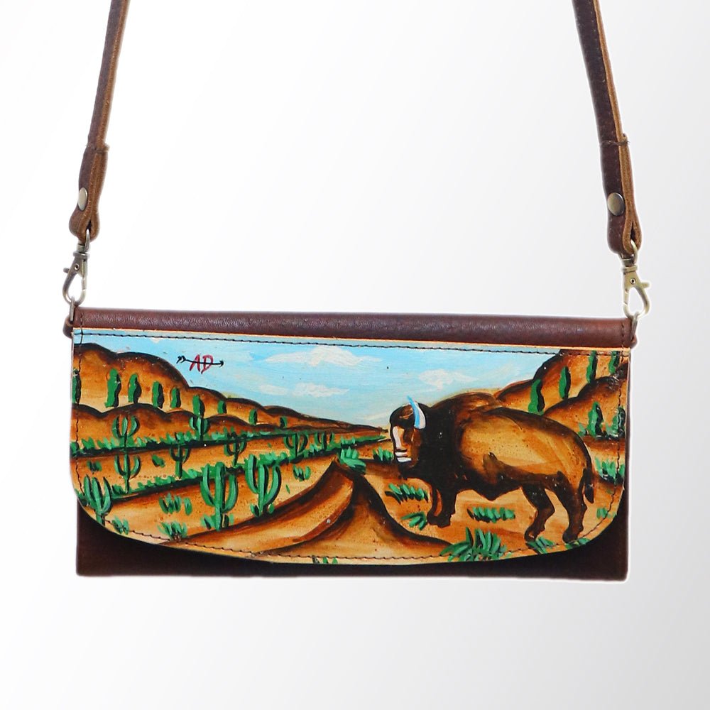 American Darling Wallet Genuine Leather Women Bag Western Handbag Purse