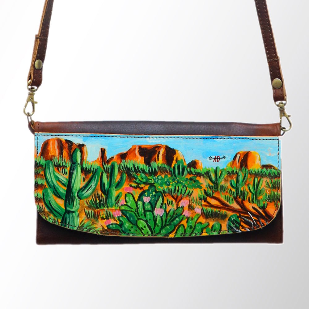 American Darling Wallet Genuine Leather Women Bag Western Handbag Purse