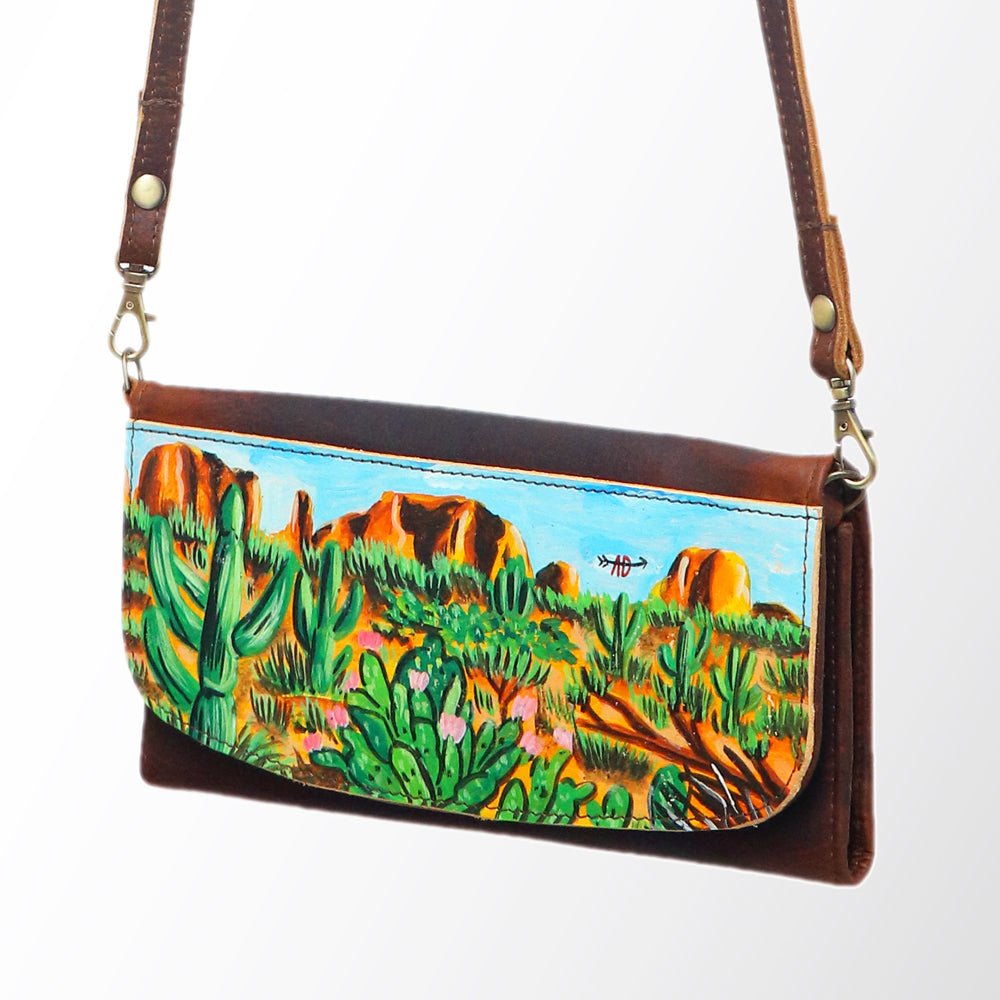 American Darling Wallet Genuine Leather Women Bag Western Handbag Purse