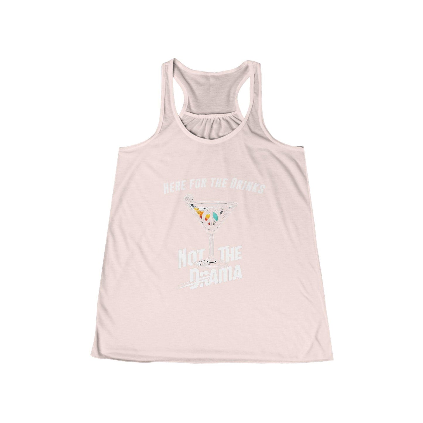 No Drama Womens Flowy Racer Back Tank Top