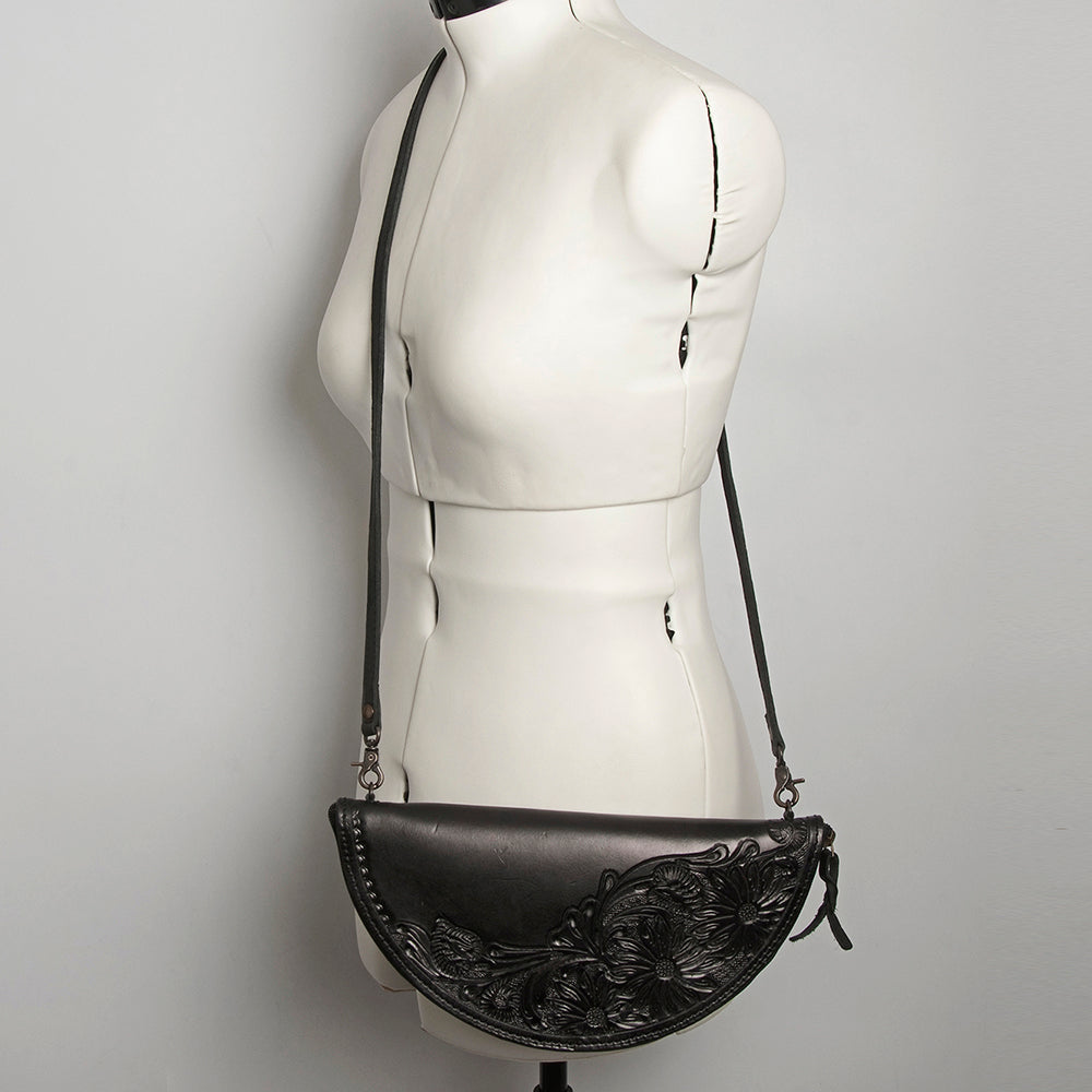 American Darling Taco Hand Tooled Genuine Leather Women Bag Western Handbag Purse