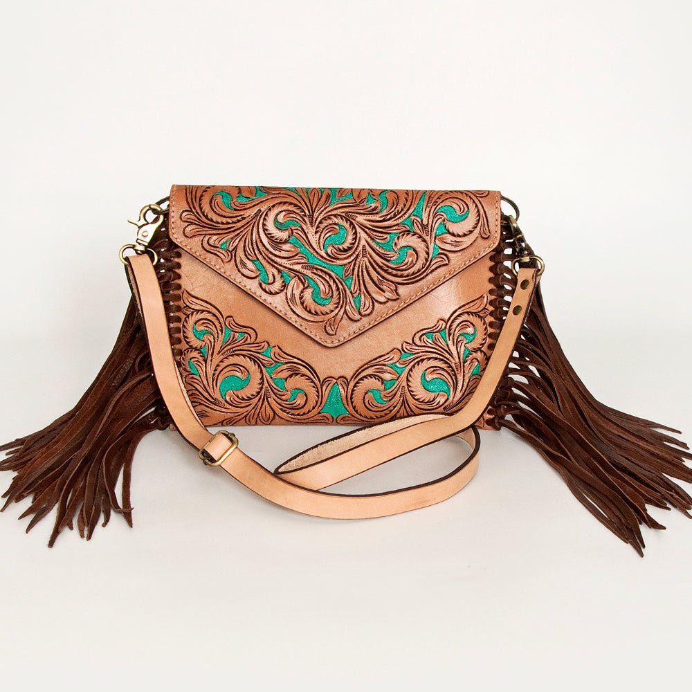 American Darling Cross Body I Hand Tooled Genuine Leather Women Bag Western Handbag Purse