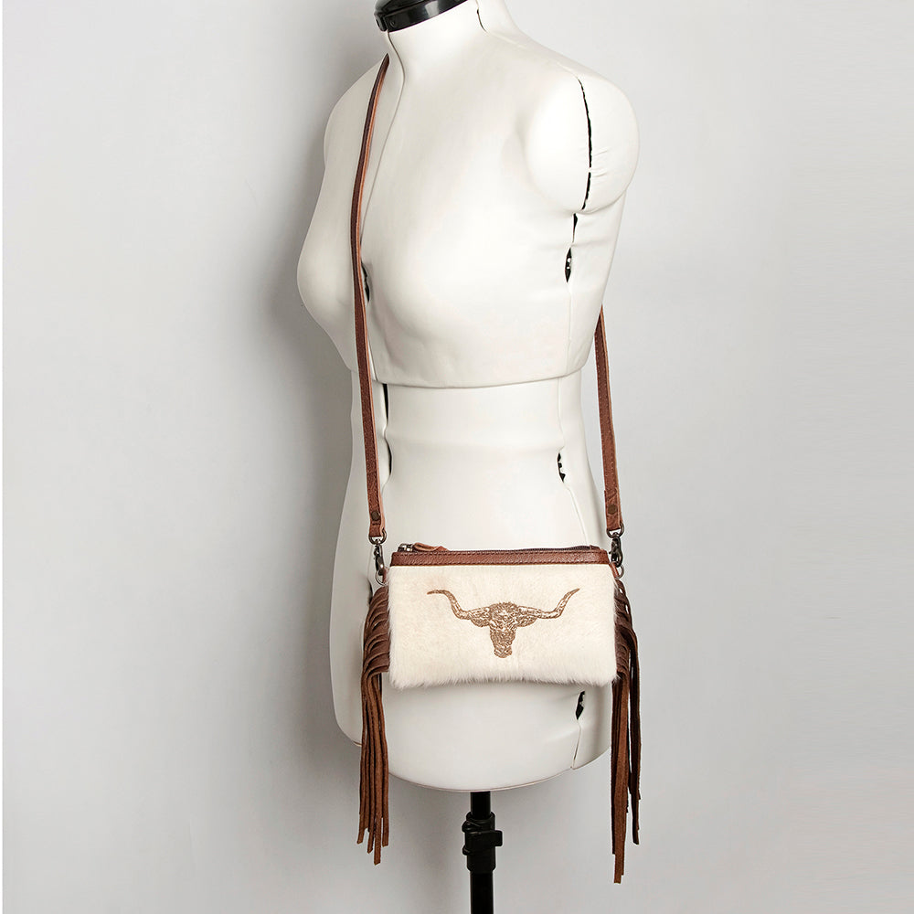 American Darling Small Crossbody Hair On Genuine Leather Women Bag Western Handbag Purse