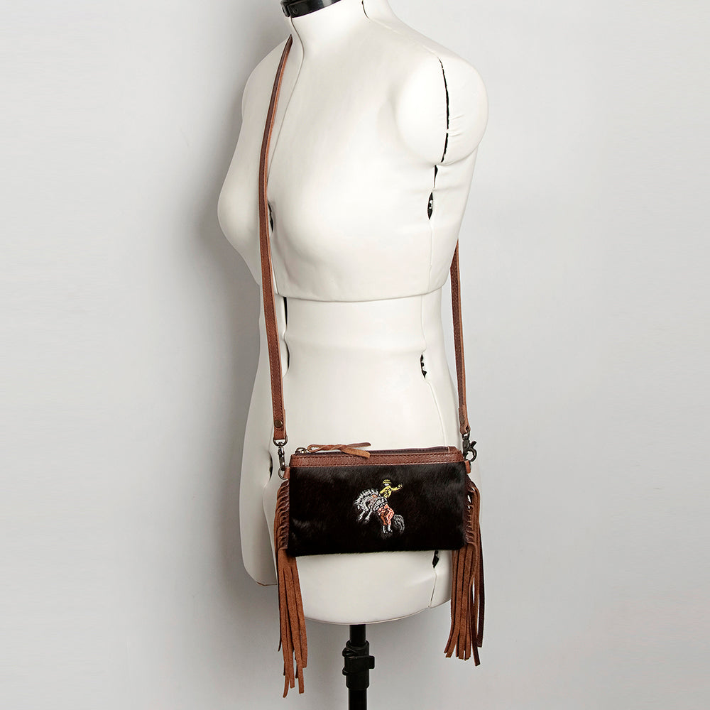 American Darling Small Crossbody Hair On Genuine Leather Women Bag Western Handbag Purse