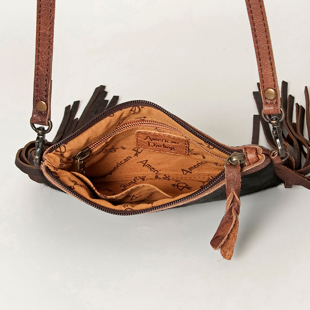 American Darling Small Crossbody Hair On Genuine Leather Women Bag Western Handbag Purse