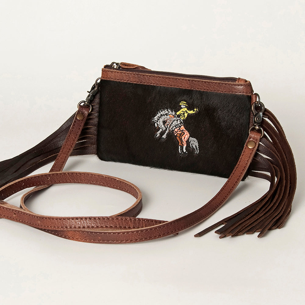 American Darling Small Crossbody Hair On Genuine Leather Women Bag Western Handbag Purse