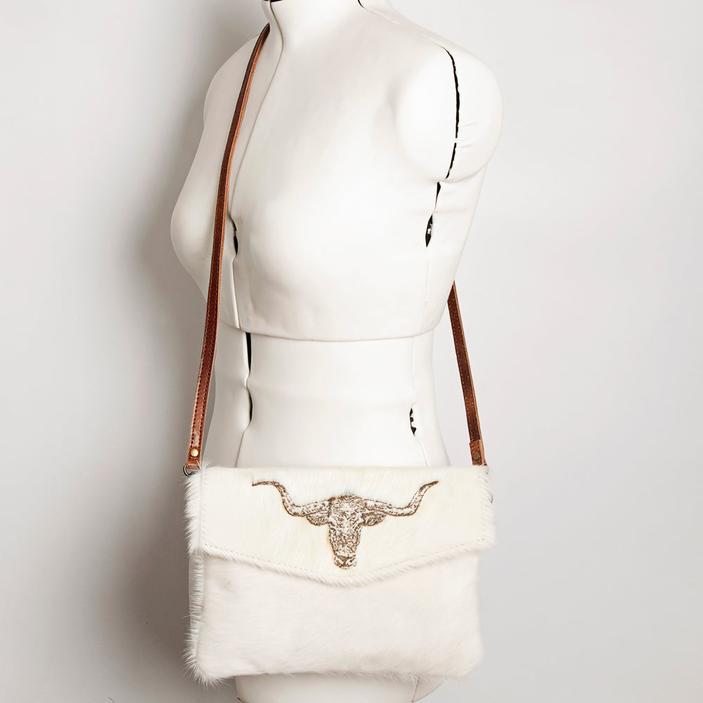 American Darling ADBGS178R Envelope Hair-On Genuine Leather Women Bag Western Handbag Purse