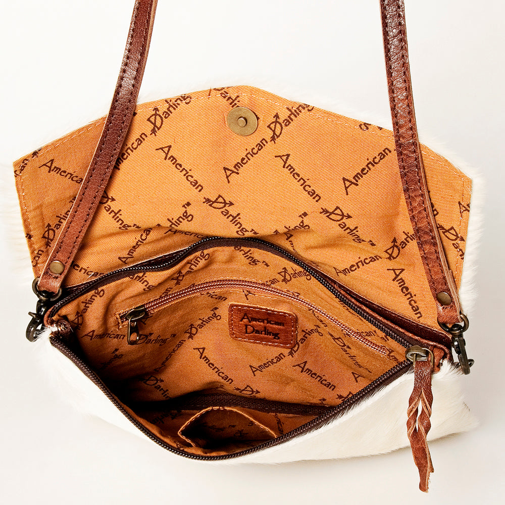 American Darling ADBGS178R Envelope Hair-On Genuine Leather Women Bag Western Handbag Purse