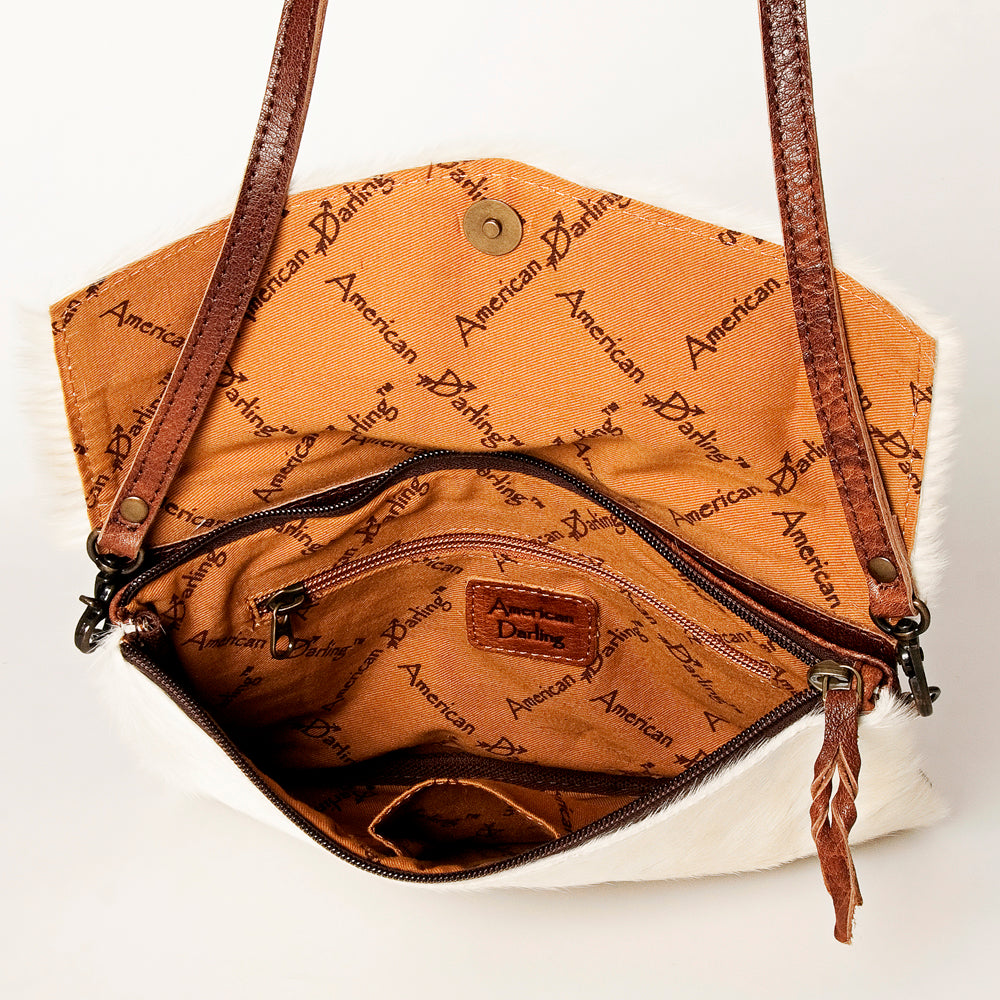 American Darling ADBGS178X Envelope Hair-On Genuine Leather Women Bag Western Handbag Purse