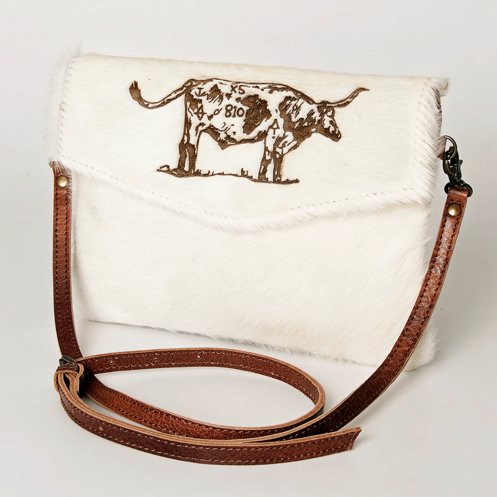 American Darling ADBGS178X Envelope Hair-On Genuine Leather Women Bag Western Handbag Purse