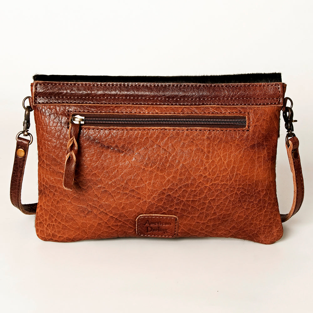American Darling ADBGS178AA Envelope Hair-On Genuine Leather Women Bag Western Handbag Purse