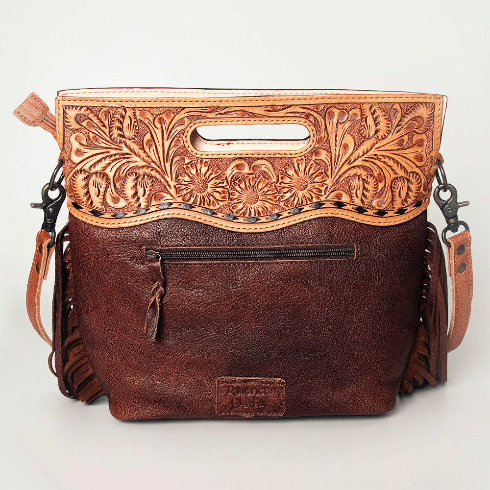American Darling Clutch Hand Tooled Hair on Genuine Leather Western Women Bag Handbag Purse | Purses for Cute