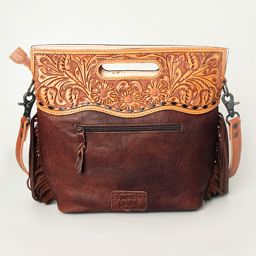 American Darling Clutch Hand Tooled Hair on Genuine Leather Western Women Bag Handbag Purse | Purses for Cute