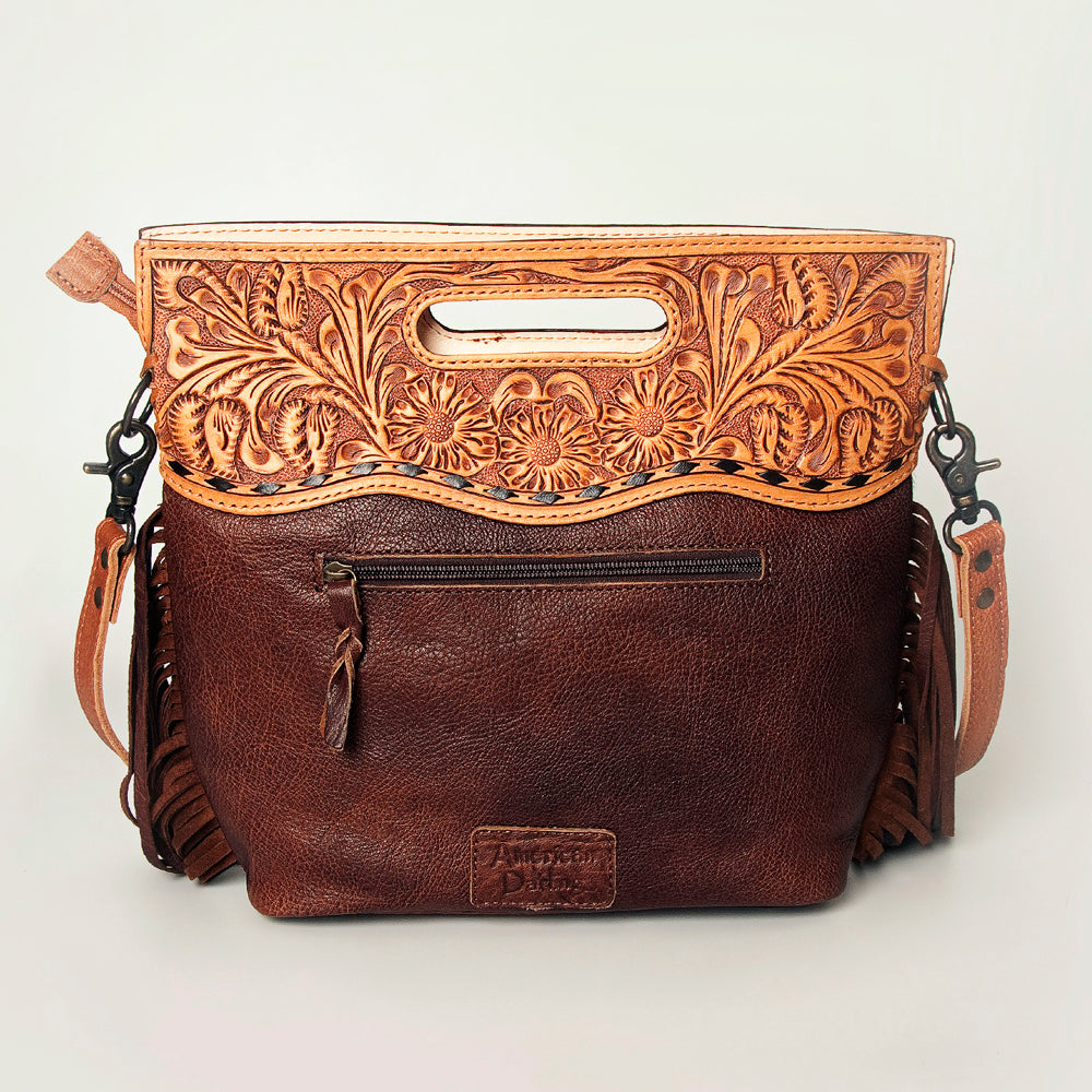 American Darling Clutch Hand Tooled Hair on Genuine Leather Western Women Bag Handbag Purse | Purses for Cute