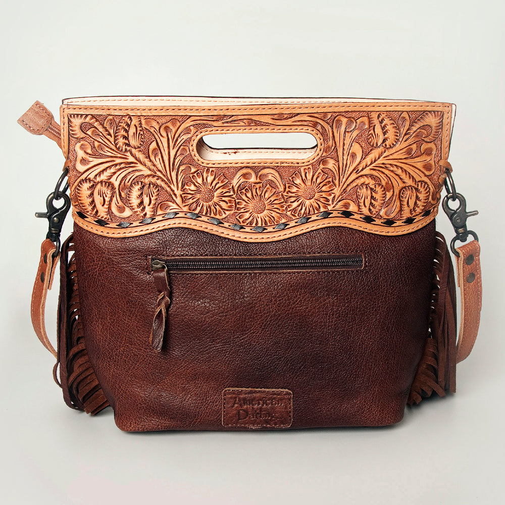 American Darling Clutch Hand Tooled Hair on Genuine Leather Western Women Bag Handbag Purse | Purses for Cute