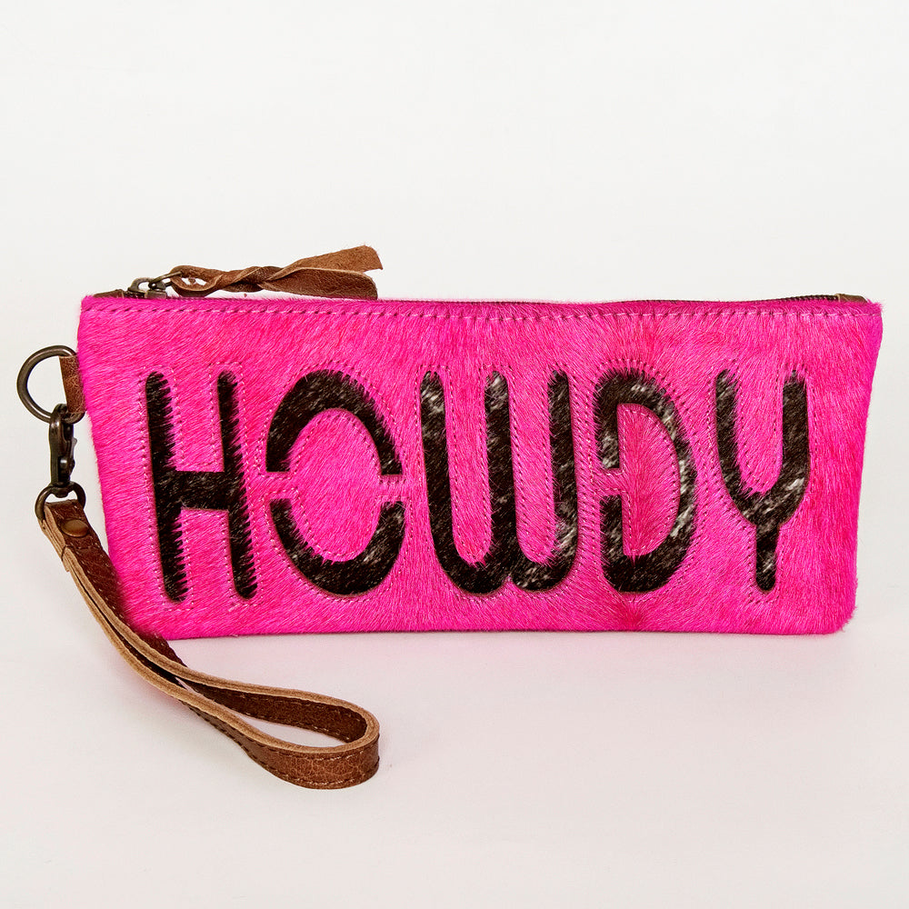 American Darling Wristlet Hair on Genuine Leather Western Women Bag | Handbag Purse | Women Wristlet | Wristlet Wristlet | Travel Wristlet | Leather Wristlet | Clutch Wristlet