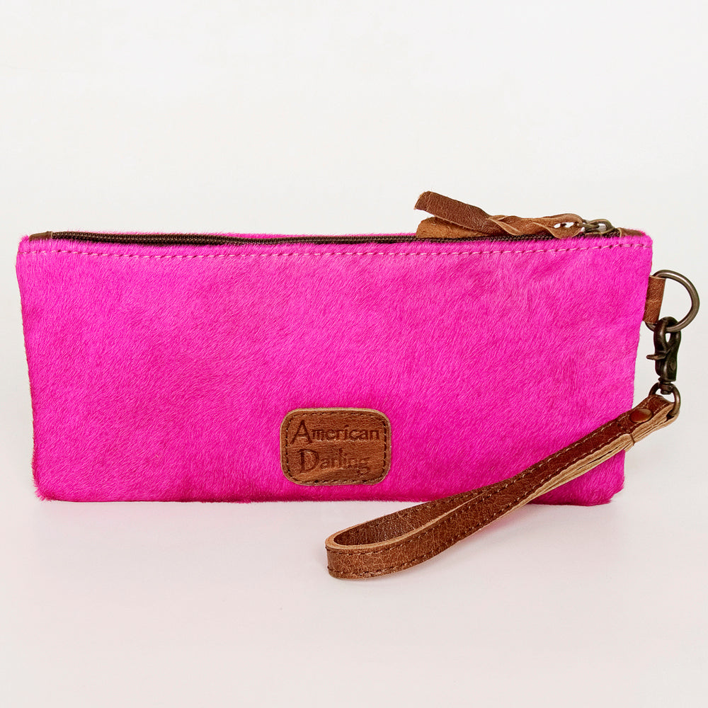 American Darling Wristlet Hair on Genuine Leather Western Women Bag | Handbag Purse | Women Wristlet | Wristlet Wristlet | Travel Wristlet | Leather Wristlet | Clutch Wristlet