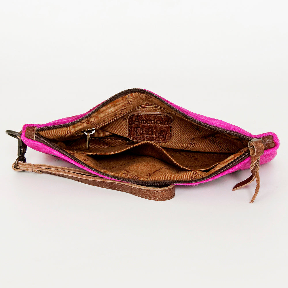 American Darling Wristlet Hair on Genuine Leather Western Women Bag | Handbag Purse | Women Wristlet | Wristlet Wristlet | Travel Wristlet | Leather Wristlet | Clutch Wristlet
