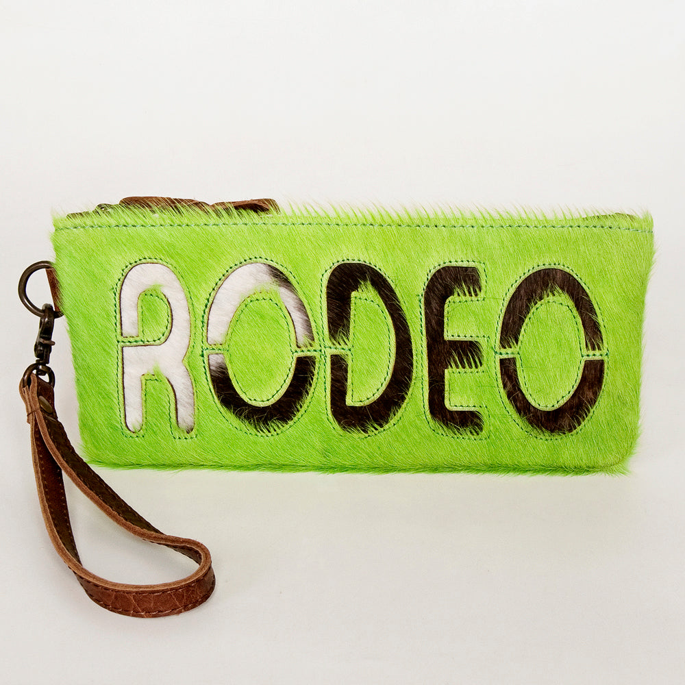 American Darling ADBG344CD Wristlet Hair On Genuine Leather women bag western handbag purse