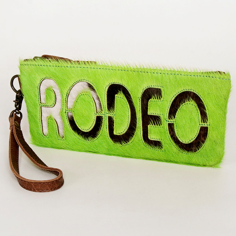 American Darling ADBG344CD Wristlet Hair On Genuine Leather women bag western handbag purse