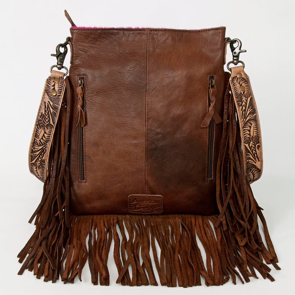 American Darling ADBGS192AS Messenger Hair-On Genuine Leather Women Bag Western Handbag Purse