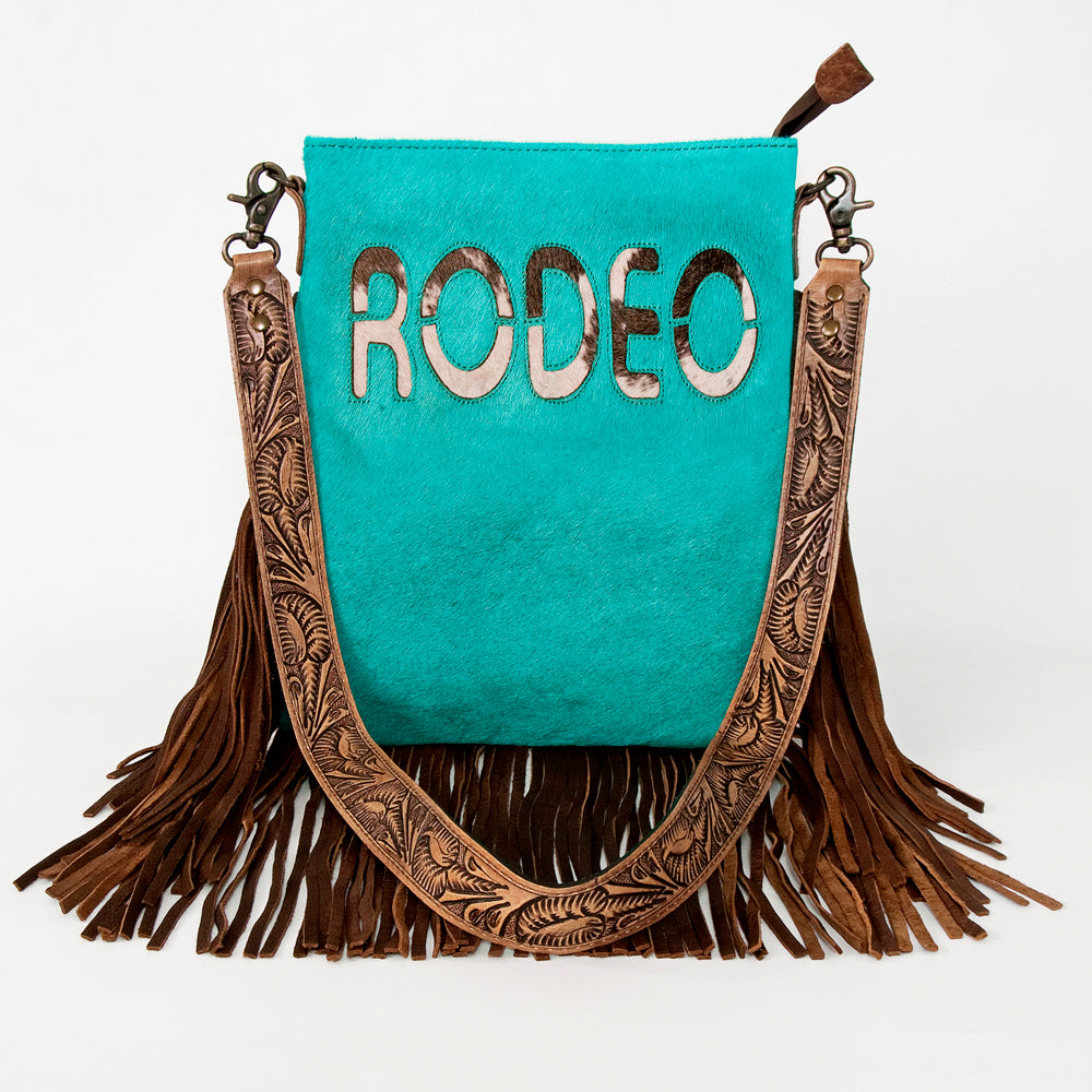 American Darling ADBGS192BD Messenger Hair-On Genuine Leather Women Bag Western Handbag Purse