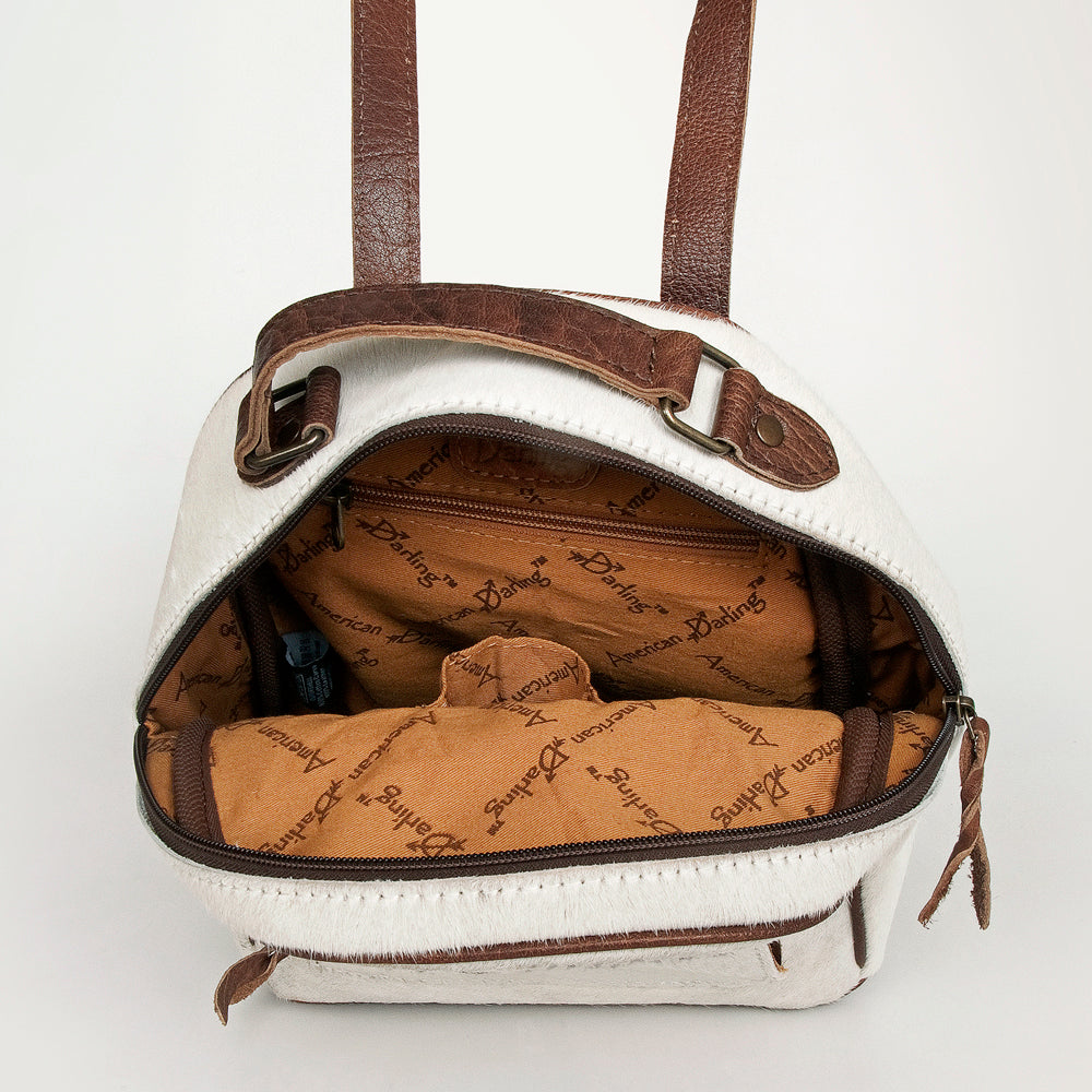 American Darling Hair On Genuine Leather Women Bag Western Handbag Purse