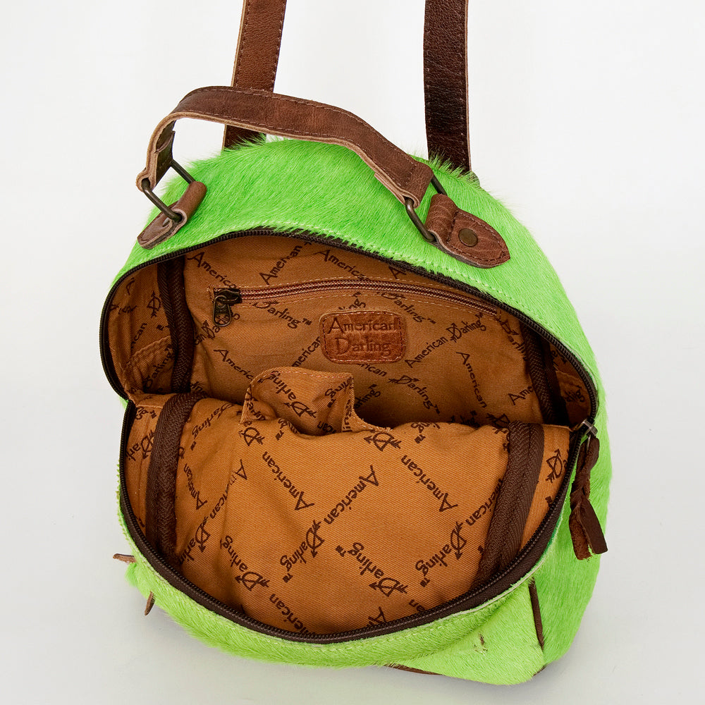 American Darling Hair On Genuine Leather Women Bag Western Handbag Purse