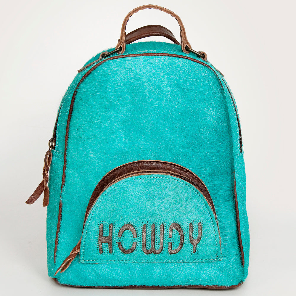 American Darling Hand Tooled Hair On Genuine Leather Women Bag Western Handbag Purse