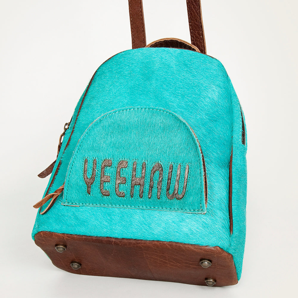 American Darling Hand Tooled Hair On Genuine Leather Women Bag Western Handbag Purse