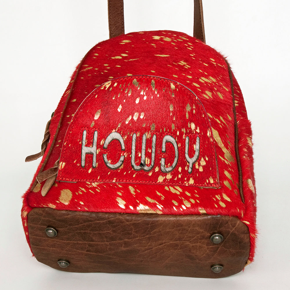 American Darling Hair On Genuine Leather Women Bag Western Handbag Purse