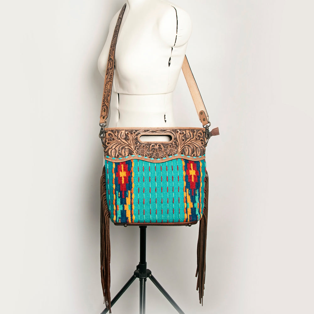 American Darling Clutch Hand Tooled Hair on Genuine Leather Western Women Bag Handbag Purse | Purses for Cute