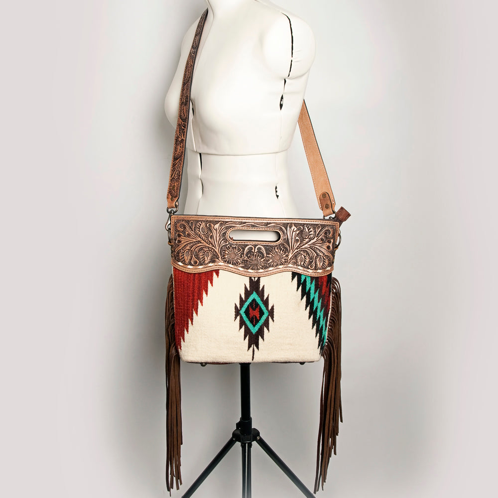 American Darling Clutch Hand Tooled Hair on Genuine Leather Western Women Bag Handbag Purse | Purses for Cute