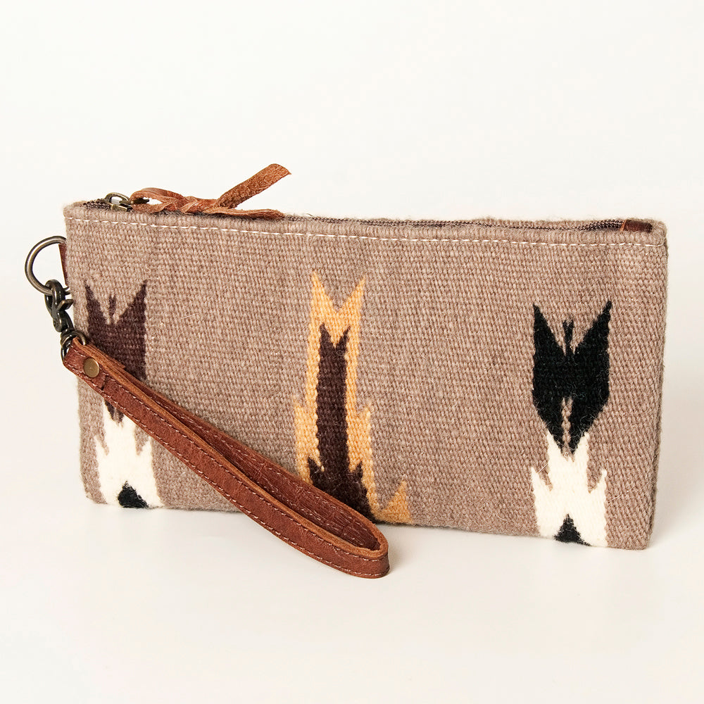 American Darling Wristlet Saddle Blanket Fabric Genuine Leather Western Women Bag | Handbag Purse | Women Wristlet | Wristlet Wristlet | Travel Wristlet | Leather Wristlet | Clutch Wristlet
