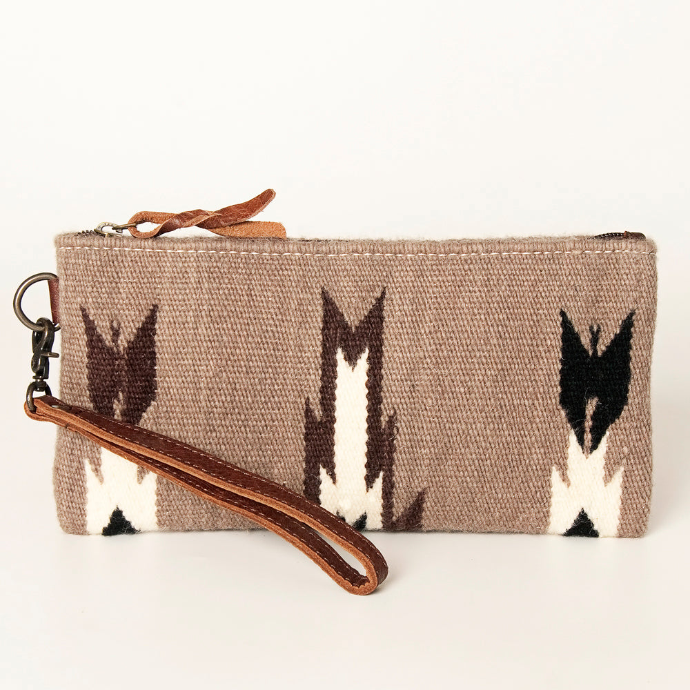 American Darling Wristlet Saddle Blanket Fabric Genuine Leather Western Women Bag | Handbag Purse | Women Wristlet | Wristlet Wristlet | Travel Wristlet | Leather Wristlet | Clutch Wristlet
