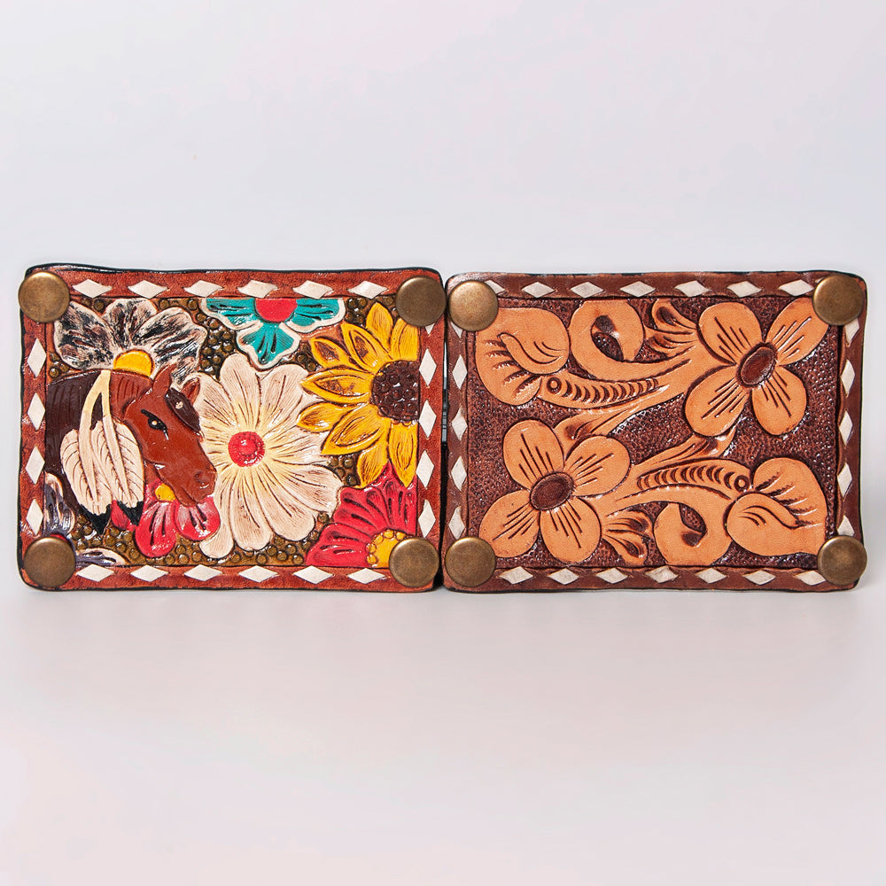 American Darling Cross Body I Hand Tooled Hair-On Genuine Leather Women Bag Western Handbag Purse