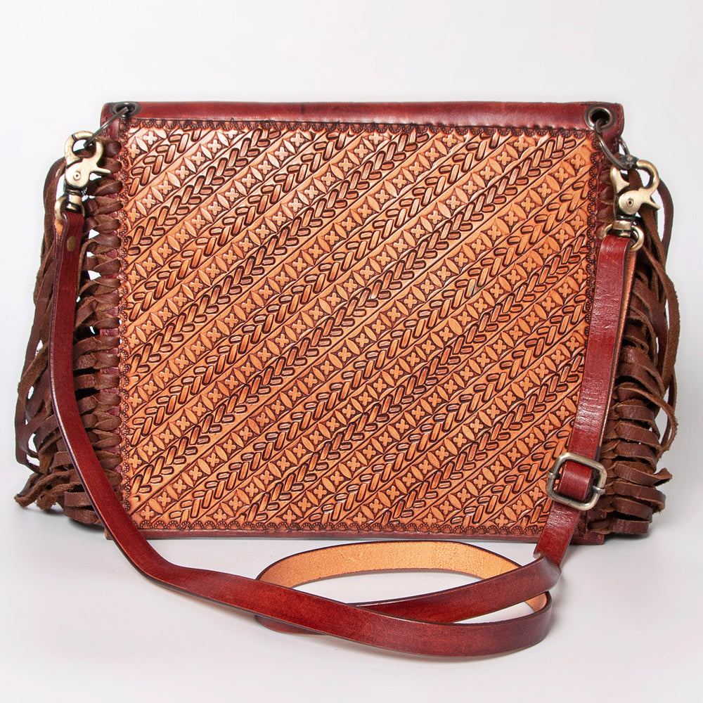 American Darling Envelope Hand Tooled Genuine Leather Women Bag Western Handbag Purse