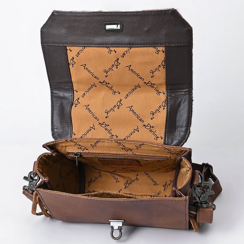 American Darling Briefcase Hair On Genuine Leather Western Women Bag | Handbag Weekend Travel Bags