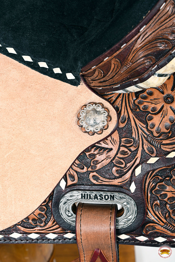 Flex Tree Western Horse Saddle American Leather Barrel Trail Hilason