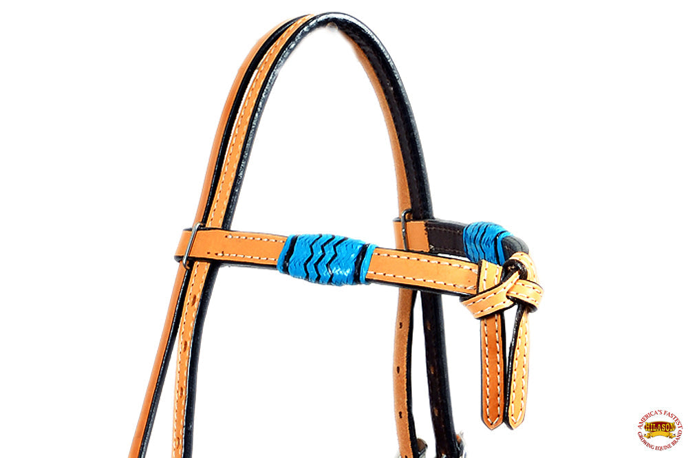 HILASON Western Horse Headstall Tack Bridle American Leather Bitless Rein