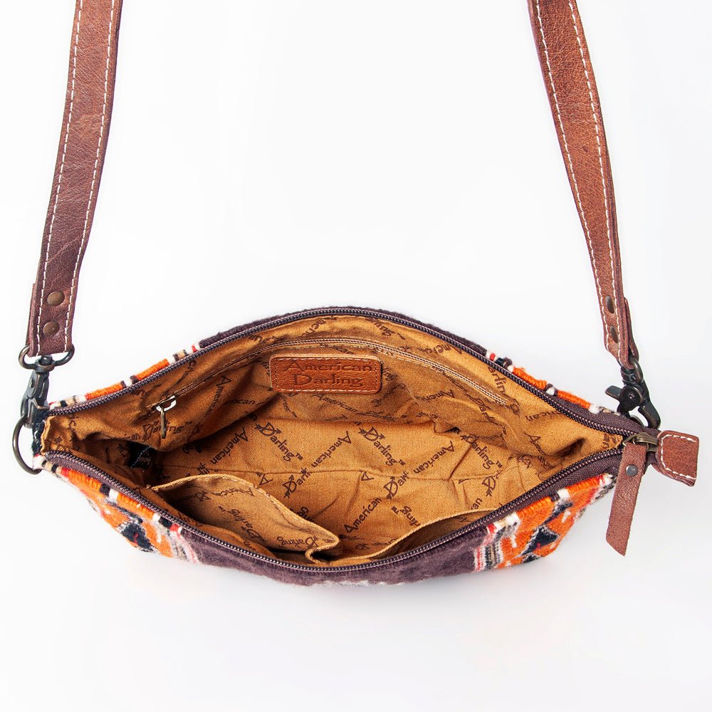 American Darling Cross Body Saddle Blanket Genuine Leather women bag western handbag purse