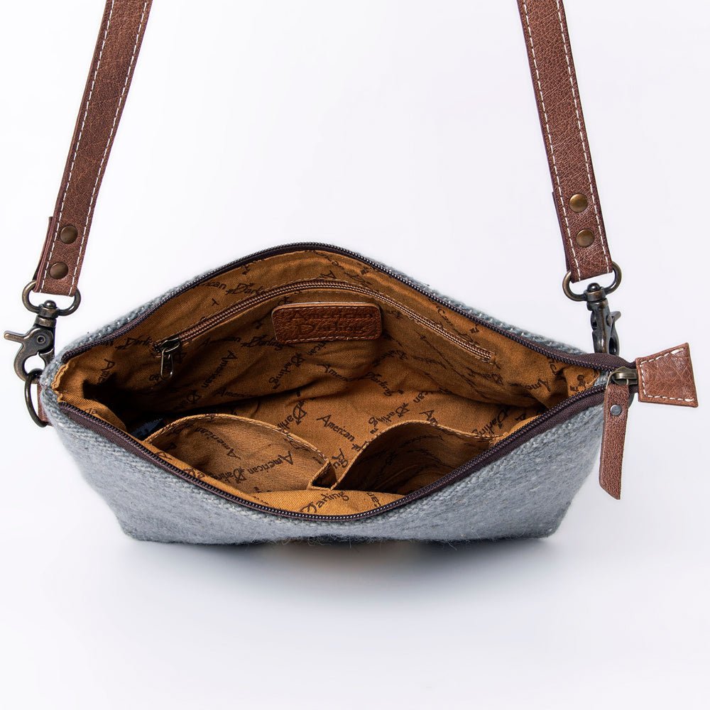 American Darling Cross Body Saddle Blanket Genuine Leather women bag western handbag purse