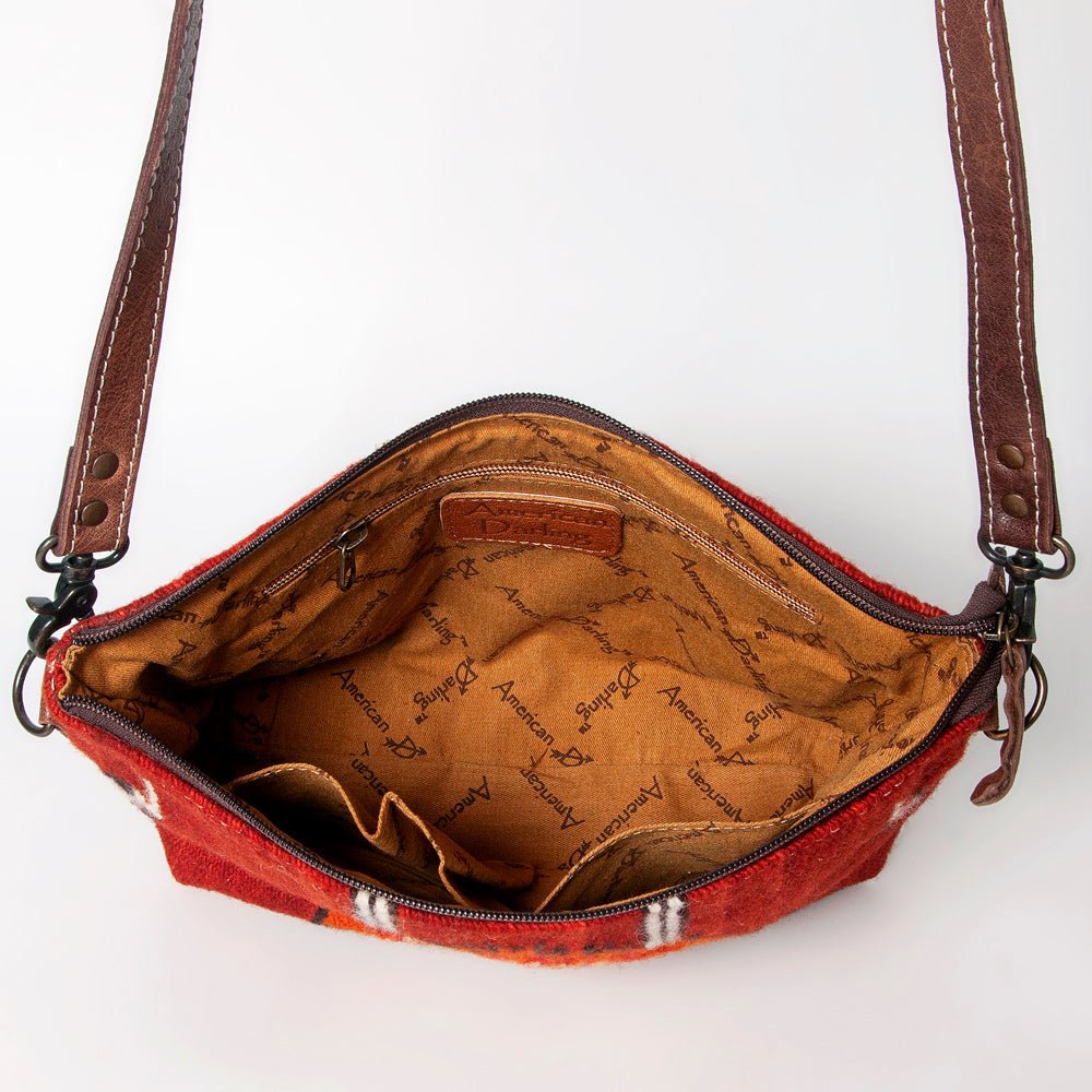 American Darling Cross Body Saddle Blanket Genuine Leather women bag western handbag purse