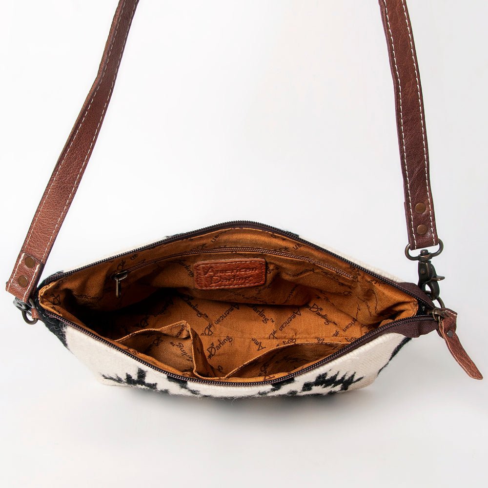 American Darling Cross Body Saddle Blanket Genuine Leather women bag western handbag purse