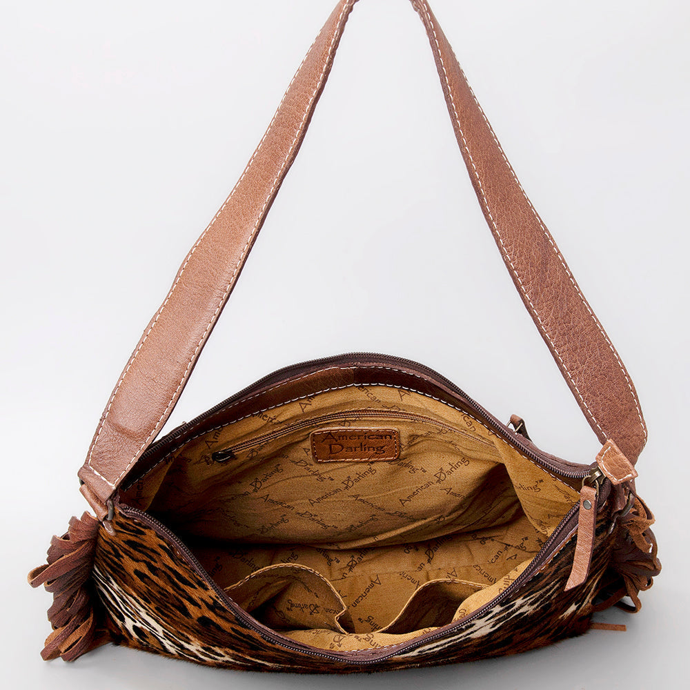 American Darling ADBG1020A Hobo Hair-On Genuine Leather women bag western handbag purse