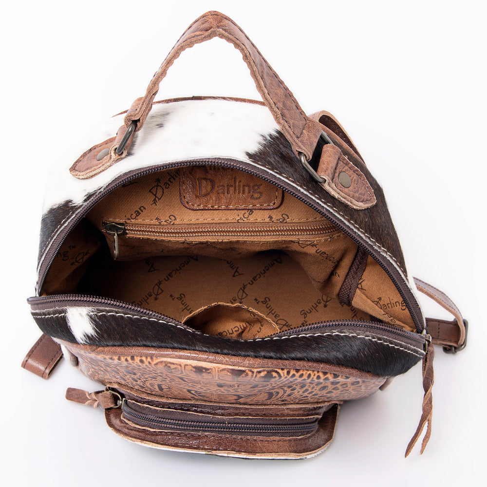 American Darling Hair On Genuine Leather Women Bag Western Handbag Purse